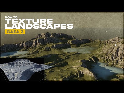 How to Texture Landscapes in GAEA 2.0 | Beginner to Advanced Tutorial