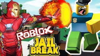 SUPER ROBLOX NOOB pt 2!!! IRON MAN plays ROBLOX for the SECOND TIME!! [Roblox Jailbreak - Ep. 2]