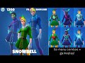 Snowbell Combos and Gameplay (All Edit Styles) - Fortnite