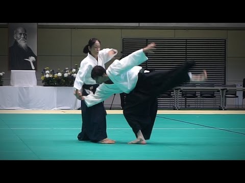 Aikido Demonstration - Yoko Okamoto - 12th IAF Congress (2016) [Aikikai]