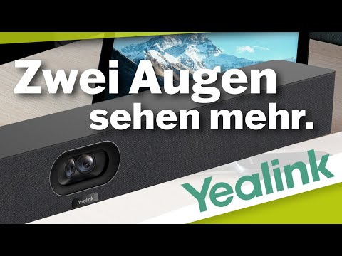 Die Yealink A40 Videobar mit neuem Touchpad