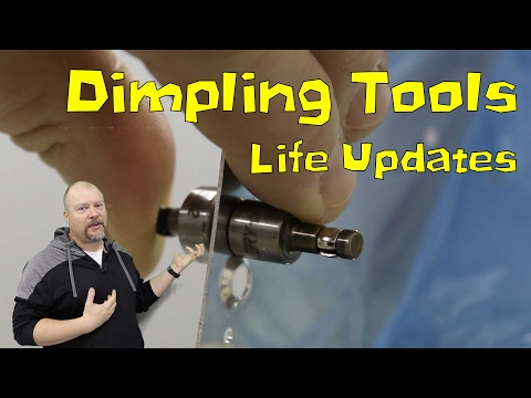 RV-10 Wings - 038 - Right wing skins, dimples, counter sinks and more