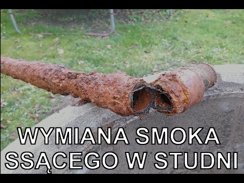 Wymiana smoka ssącego w studni
