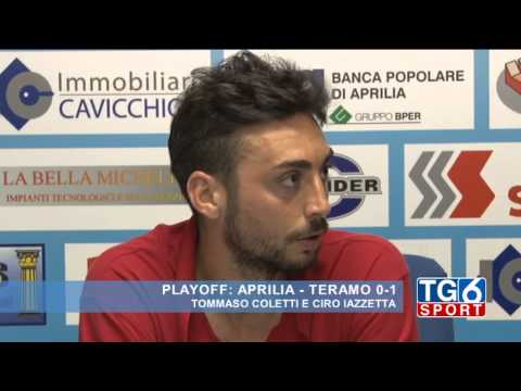 Playoff. Teramo - Aprilia 0-1: Tommaso Coletti e Ciro Iazzetta