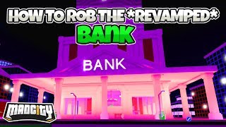 How To Rob The Bank In Mad City - roblox mad city bank