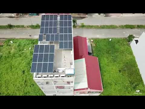Khải Minh Solar thi công 16kw cho công ty Băng Dương