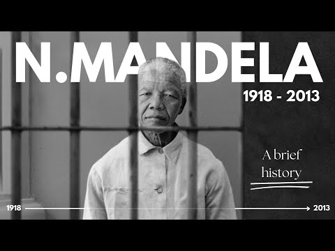 Nelson Mandela (1918 - 2013) - His life in under in 4 minutes