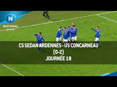 J18 : CS Sedan Ardennes - US Concarneau (0-2), le résumé