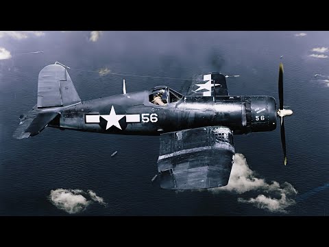 Vought F4U Corsair: WWII Powerhouse of the Pacific. The Bent-Wing Beast!