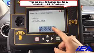 Mitsubishi Mirage Proximity 2015+ Lost key programming with Zed-FULL