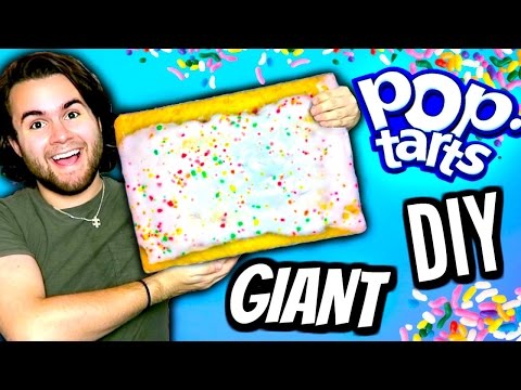 DIY GIANT POP-TARTS! | How To Make BIGGEST Pop Tart In The World Tutorial