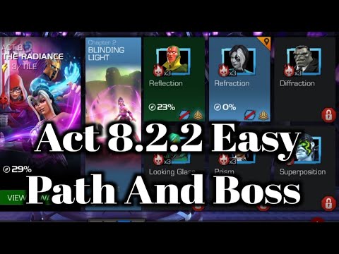 Mcoc Act 8.2.2 Easy Path And Boss | Act 8.2.2 Deadpool X- Force Boss | Mcoc Ishvalangaming |