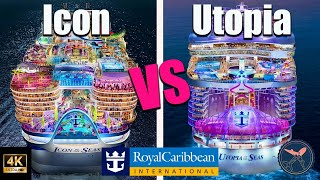 Utopia of the Seas vs Icon of the Seas | Royal Caribbean Showdown | Which Ship is better?