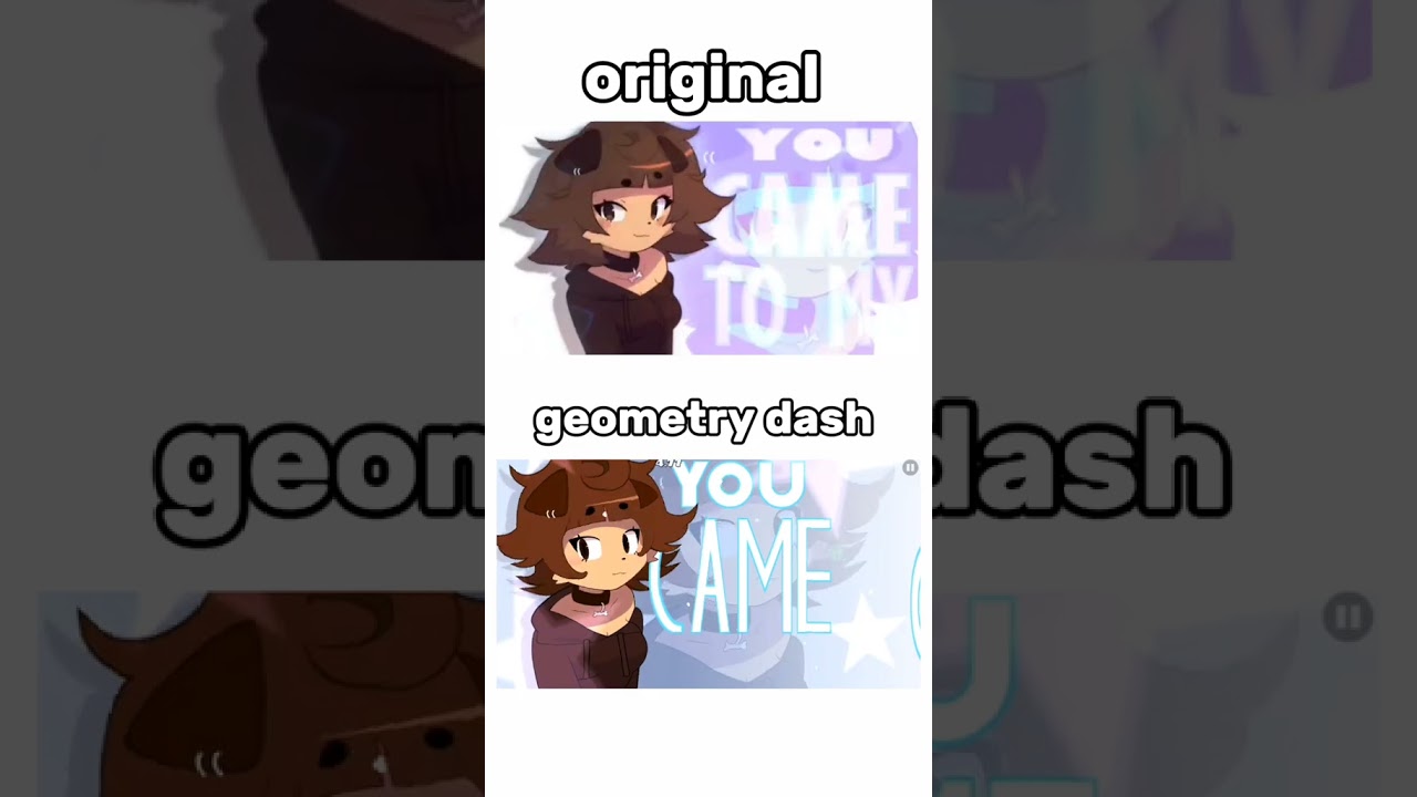 KISS ME IN GD? #geometrydash #gdshorts #shorts