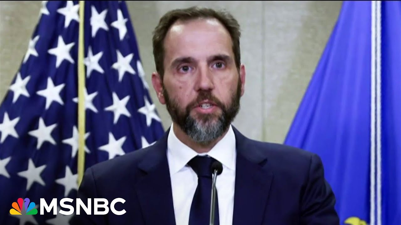 Jack Smith's final report after resigning: 'He ran into raw politics,' Former DOJ staffers debate