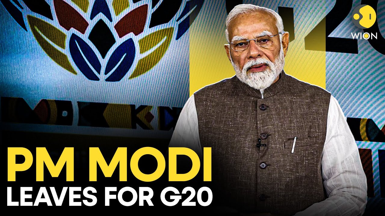 PM Modi LIVE: Indian PM Modi Leaves For South Africa To Attend G20 Leaders' Summit | WION Live