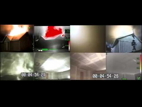 Attic Fires: Experiment 1 - Small Hole Below fog