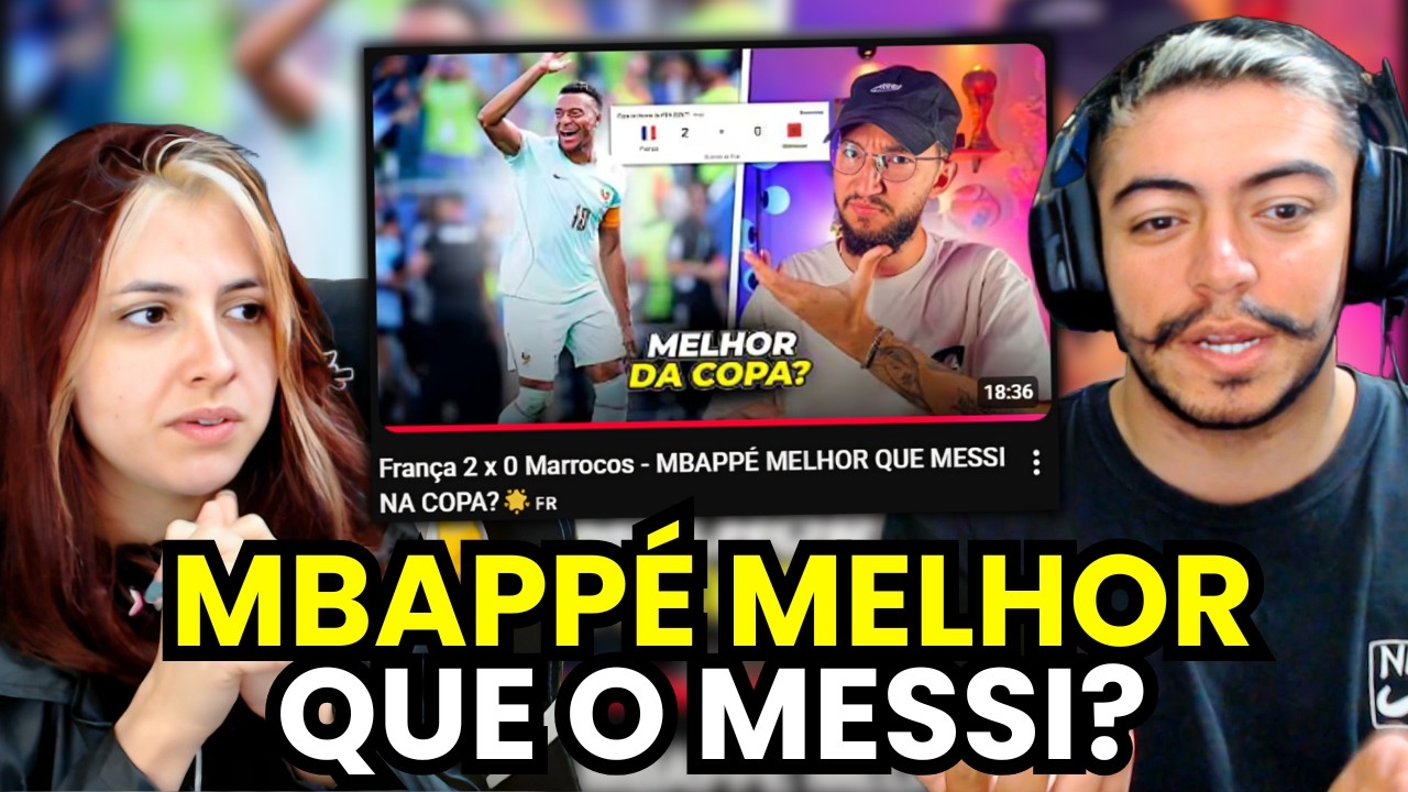 França 2 x 0 Marrocos - MBAPPÉ MELHOR QUE MESSI NA COPA?🌟🇫🇷 | REACT