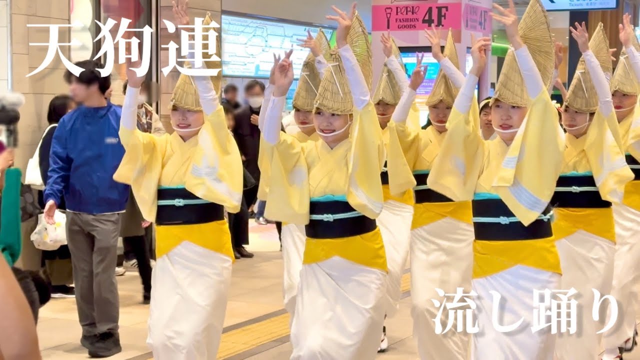【阿波おどり2026】天狗連 流し踊り/ペリエ春祭り
