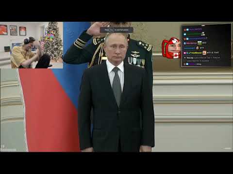 xQc Reacts to "Putin is not amused by 'Saudi remix' of Russian anthem. Well, they tried.." (w/ chat)