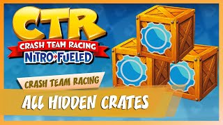 ALL HIDDEN BEENOX CRATES (SECRET CHARACTER UNLOCK) - Crash Team Racing Nitro-Fueled