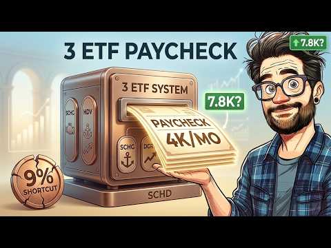 $4,000/Month in Dividends: The 3-ETF Paycheck Plan