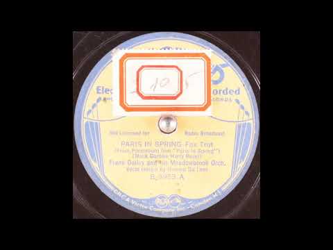 Frank Dailey & his Meadowbrook Orchestra - Paris in Spring (1935)