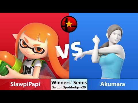 Saigon Spotdodge #29 - SlawpiPapi (Inkling) Vs Akumara (Wii Fit Trainer) Winners Semi Smash Ultimate