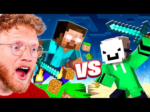 MoreBeckBros - DREAM vs HEROBRINE Minecraft BATTLE! (intense)