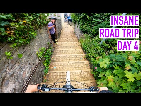 WOULD YOU RIDE THESE INSANELY STEEP STAIRS?// INSANE ROADTRIP #4