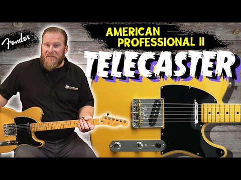 American Professional II Telecaster, Maple Fingerboard - Butterscotch Blonde