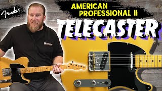 American Professional II Telecaster, Maple Fingerboard - Butterscotch Blonde
