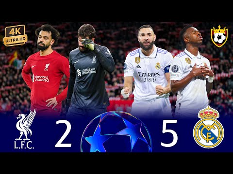 Real Madrid crushes Liverpool with a historic comeback🔥❯ Liverpool (2-5) Real Madrid ● UCL 2023 🎬 4K