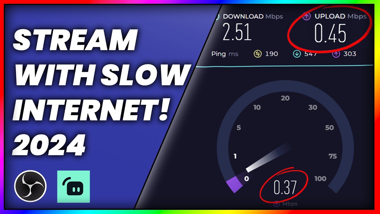 These OBS Settings WILL HELP YOU STREAM with SLOW INTERNET | Best OBS Settings For Slow Internet