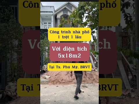 Công trình 1 trệt 1 lầu diện tích 5x18m2 | Xây Nhà Trọn Gói Nhân Phố | 0825 568 968