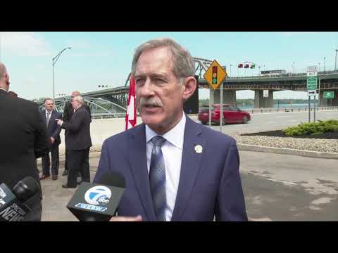 For the first time in a long time, you can walk across the Peace Bridge