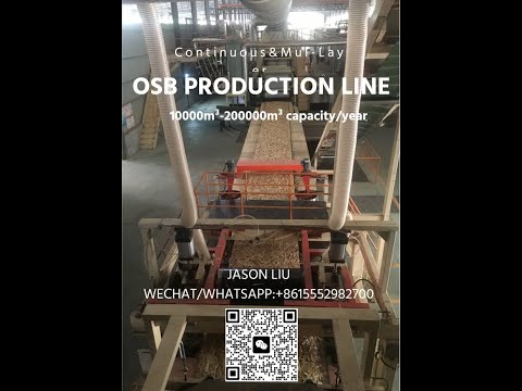 15000-100000CBM Automatic Multi-layer Press & Continuous Press OSB Production Line!!1 2022