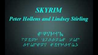 Peter Hollens, Lindsey Stirling - Skyrim (lyrics)