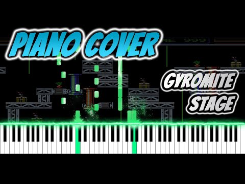 Gyromite - Stage | VIDEO GAME PIANO COVER | PIANO TUTORIAL