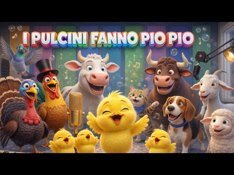 I Pulcini Fanno Pio Pio Pio 🐥    🎶 | Canzoni per Bambini | Imparare Giocando