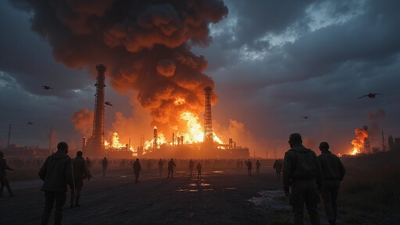 'DOUBLE TAP' - UKRAINIAN DRONES ATTACK RUSSIAN OIL REFINERY IN SARATOV 2ND TIME IN A WEEK || 2025