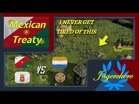 This Build IS SO FUN! | 2v2 Treaty with Mexicans | AOE III: DE