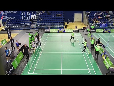 VLAAR (BUL)/TABELING (NED) vs MAIRS/MOORE (ENG) - FZ Forza Irish Open 2017 - XD, SF