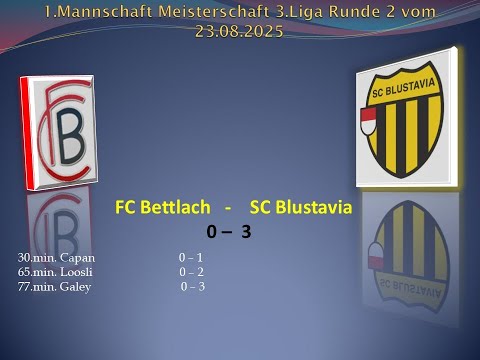 1.Mannschaft Meisterschaft 3.Liga FC Bettlach - SC Blustavia