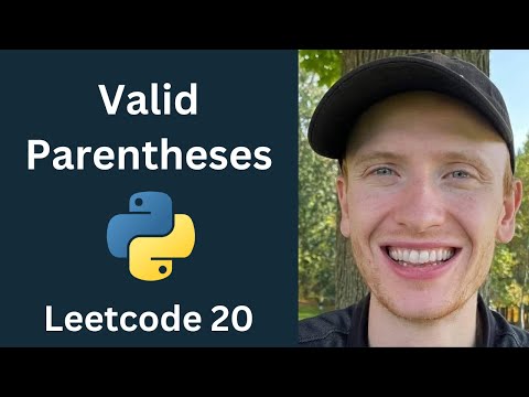 Valid Parentheses - Leetcode 20 - Stacks (Python)