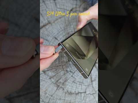 Samsung Galaxy S24 Ultra S pen sounds great! #shorts #video