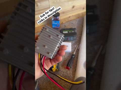 How to use Higher Voltage Batteries in your 12v System! Buck Converters.