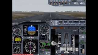 Boeing 737-400 Landing at Riga International Airport