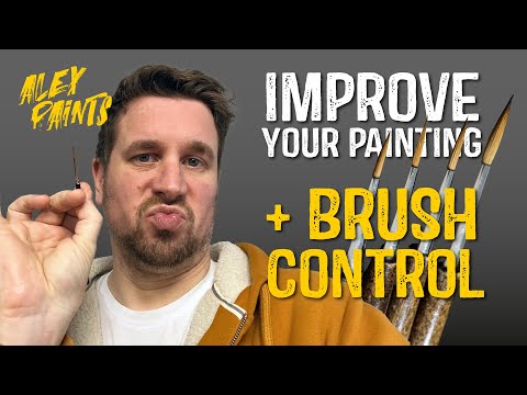 Brushes & Brush Control Explained for Beginners - Miniature Painting