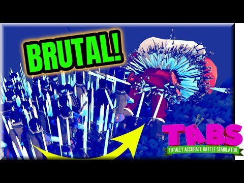 BRUTAL! SWORDCASTER⚔ CIRCLE vs Every Unit - TABS Spooky Faction Update🎃